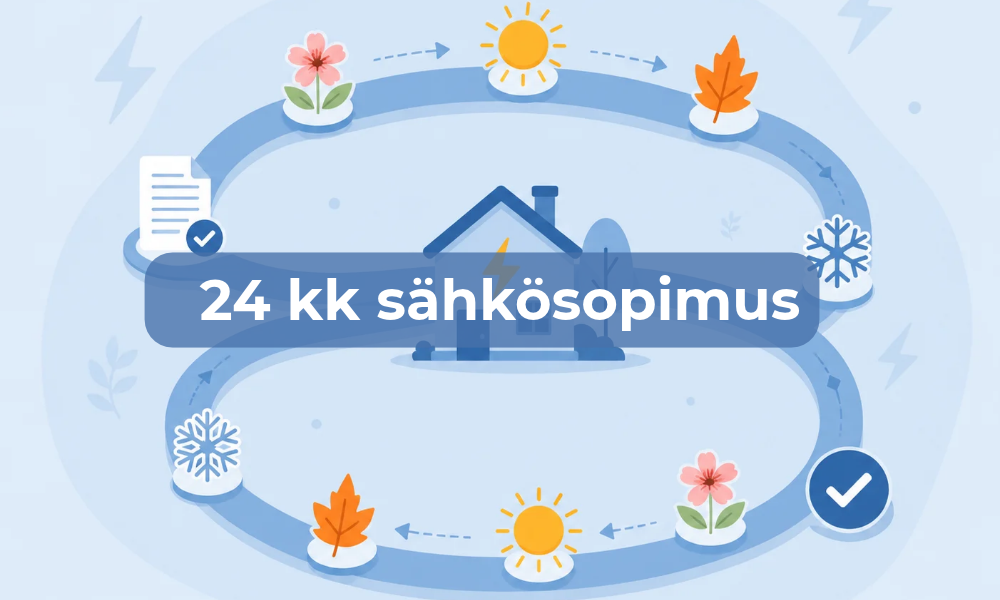 24kk sähkösopimus kahden vuoden aikajanalla